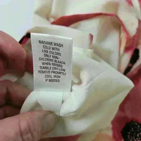 Apt 9 Pink Floral Dress Kneelength Size 10 - Picture 9 of 9